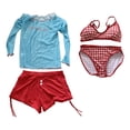 thumbnail image 3 of Mujer Bikini Set Ligero de cuatro piezas Traicio de baño de cuatro piezas para las vacaciones en la piscina del club M, 3 of 8