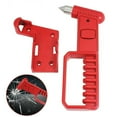 thumbnail image 4 of HLONK Sound And Light Alarm Function Live-Saving Car Safety Hammer Wall Hanging Window Breakers Emergency Escape Tools Emmergency Hammers (Red), 4 of 6