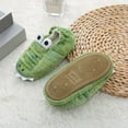 thumbnail image 6 of Ketyyh-chn99 Slippers for Boys Girls Winter Warm Shoes Boys & Girls Memory Foam Kids House Slippers Nonslip Indoor & Outdoor Size for US 11.5,Green, 6 of 8