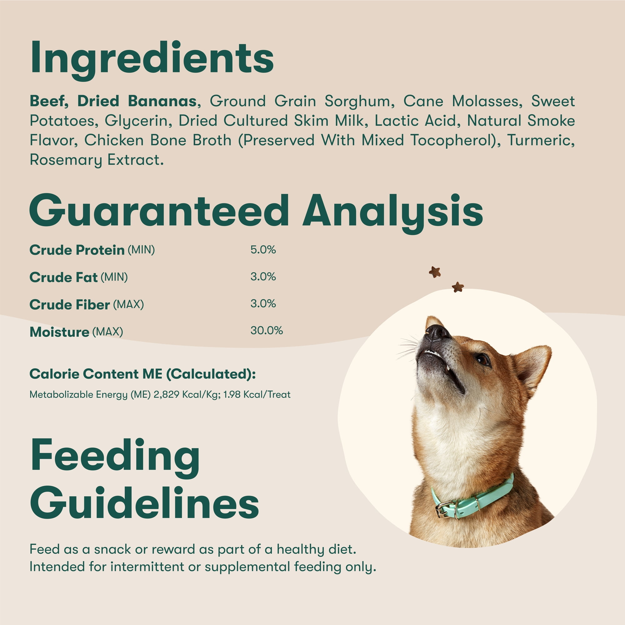 (6 pack) Jinx Beef Tiny Treats Natural Dog Training Treats, 4 oz Bag