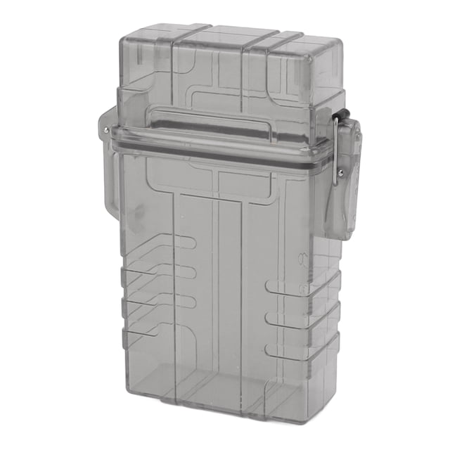 Case 20 Capacity Plastic Box Sealed Waterproof Container Organizer Case Stylish Leather Metal Box