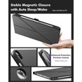 thumbnail image 3 of Magnetic Folio Case with Pencil Slot for 11-inch iPad Air 4/5/M2/M3/M4, 3 of 8