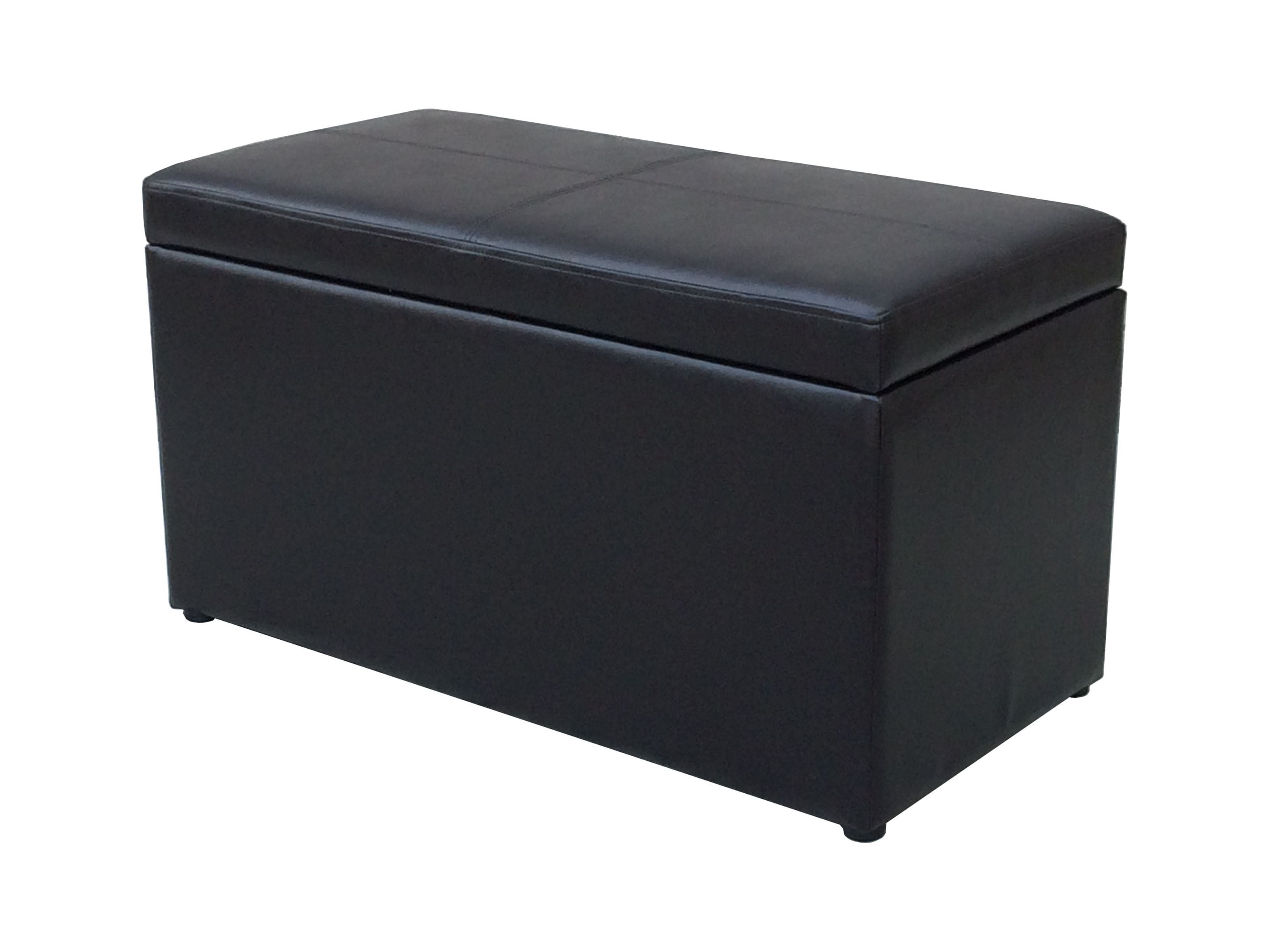 Better homes and gardens cheap faux leather storage ottoman
