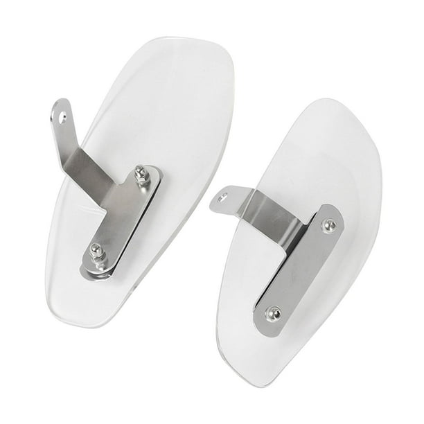 2 protectores de manos para motocicleta, accesorios para montar, reemplaza el protector de manos, parabrisas, deflector de viento para viajes Transparente