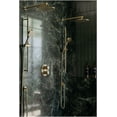 thumbnail image 6 of Rohl 100126RS1MB 1.8 GPM Single Function Rain Shower Head - Black, 6 of 7