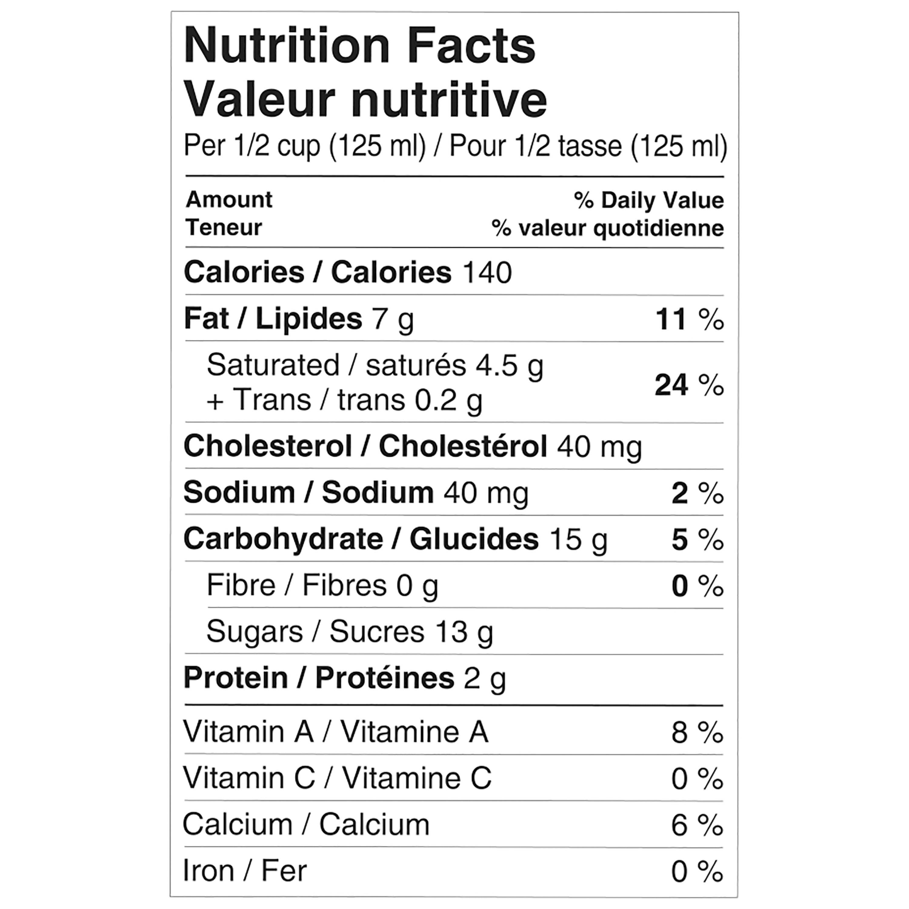 REAL DAIRY® 50% Less Fat Natural Vanilla Premium Light Ice Cream 1.5 L Tub
