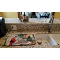 thumbnail image 3 of Cookies with Santa Claus Father Christmas Dish Drying Mat 14 in x 21 in, 3 of 5