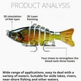thumbnail image 3 of Fishing Gear - Bionic Swimming Bait, Robotic Fishing Lure, 3D Lifelike Bionic Swimming Lure, Bionic Fishing Lures That Swim by Itself, Bionic Fishing Bait for Bass Trout Walleye Pike, 3 of 6