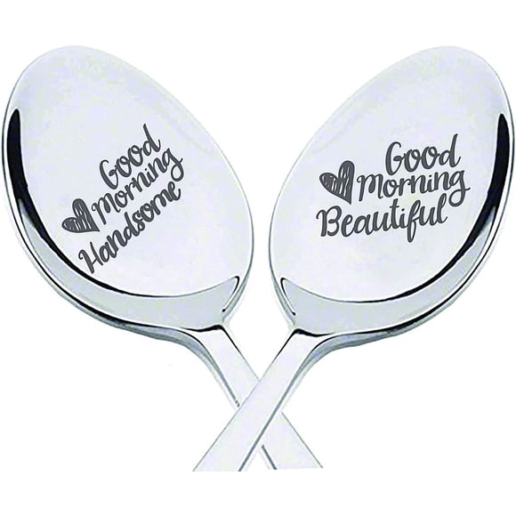 baomifa-SELPONT e beautiful Christmas gift | Newly wed gifts | Husband wife gift for/Wedding/Anniversary/Valentines day | Love gift for boyfriend/Girlfriend | Romantic Engraved Spoon gift