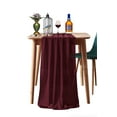 thumbnail image 1 of MDS Pack of 10 Wedding 27 x 120 inch Chiffon Table Runner for Wedding Decoration 10ft Runners - Burgundy, 1 of 4