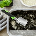thumbnail image 4 of thovorrnl Small Garden Trowels, Aluminum Hand Shovel for Gardening, with Hanging Hole, Green, 11.8'', 4 of 7