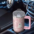 thumbnail image 5 of Spooky Halloween 30oz Insulated Tumbler with Handle and Straw Lid – Leak Proof Coffee Travel Cup – Pumpkin Gift, 5 of 5