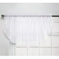 thumbnail image 2 of Sheer Voile Ascot Valance, 60" x 24", White, 2 of 4