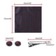 thumbnail image 3 of Juego de corbatas Allegra K para hombres con lunares azul oscuro rojo One Size, 3 of 6