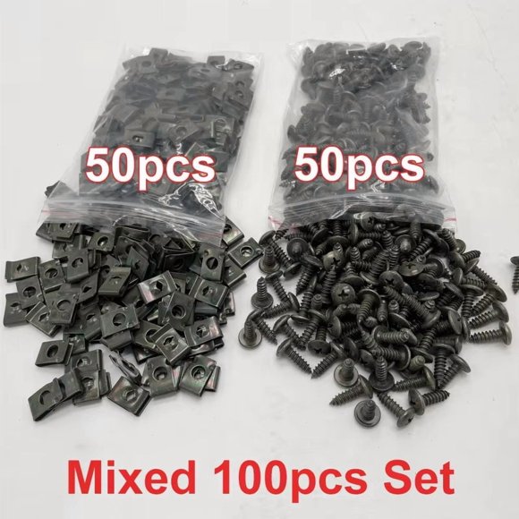 U-Type Self-Tapping Screws and Metal Fastener Clip Kit