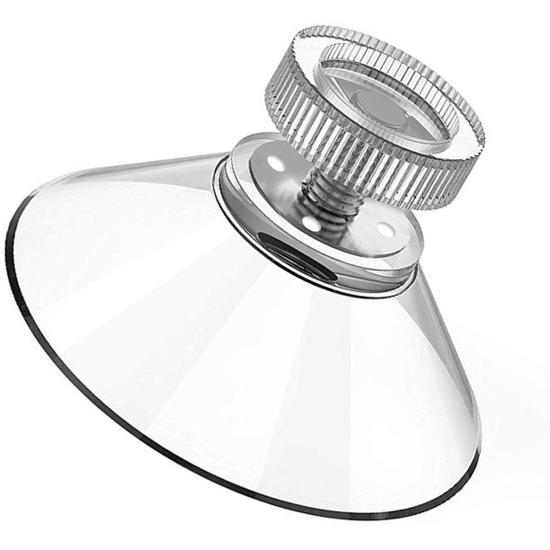 8 PCS Ventosas Roscas M5 Acero inoxidable, Ventosas con tuerca moleteada transparente para ventana de automóvil, Soporte para cepillo de dientes, Estante de ducha, Jabonera, Camping TUNC Sencillez