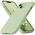 thumbnail image 1 of KTELE Compatible with iPhone 13 Case 6.1 inch Premium Liquid Silicone [Soft Microfiber Lining Anti-Scratch ] Gel Rubber Full-Body Bumper Protection Camera Protect Case for Women Girl - Matcha, 1 of 7