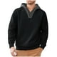 thumbnail image 1 of pstuiky camisetas de manga larga para hombre, Sudadera con capucha y gorro de color liso de manga larga para hombre camisetas de hombre s, 1 of 5