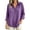 Purple, variant on Maplenight Womens Henley Shirts Collared Long Sleeve Half Button Blouses Breathable Relaxed Fit Summer Casual Tops
