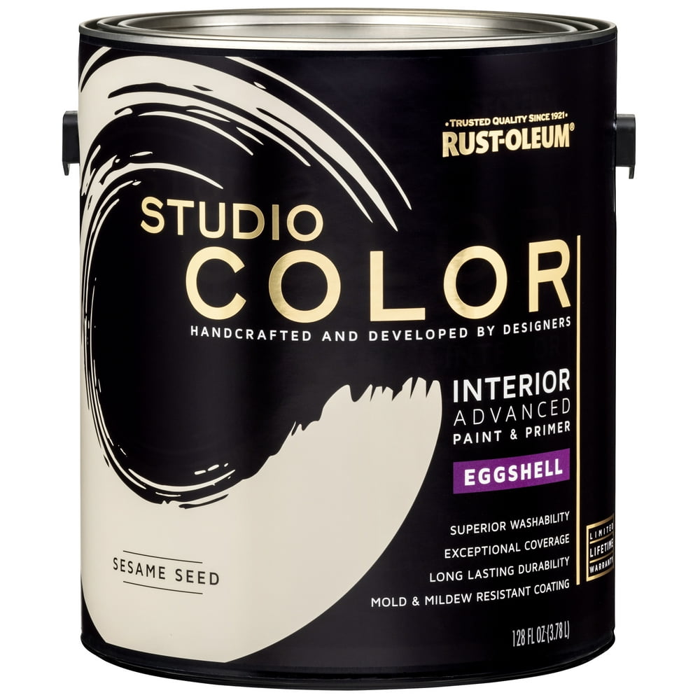Sesame Seed, RustOleum Studio Color Interior Paint + Primer, Eggshell