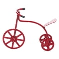 thumbnail image 1 of 1/12 Mini Housue Adornment Tricycle Model Toy Car Model Mini Furniture Ornament for Home Friends (Red), 1 of 3