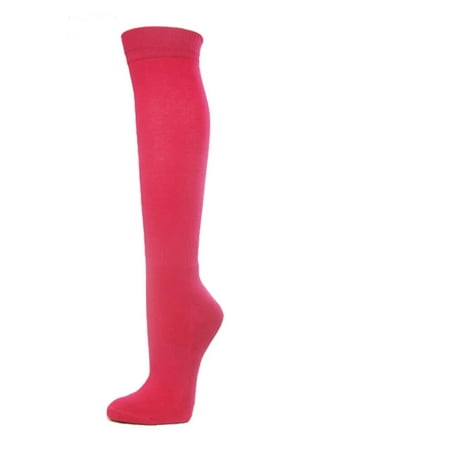 

Knee High Sports Athletic Baseball Softball Socks BRIGHT PINK Small