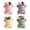 Avocado-colored jar (one jar + six forks), variant on Bear-shaped Ceramic Fruit Fork Set with 6 Colorful Ball Handles for Kitchen and Dessert