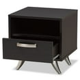 thumbnail image 3 of Baxton Studio Warwick 1 Drawer End Table in Dark Brown, 3 of 11