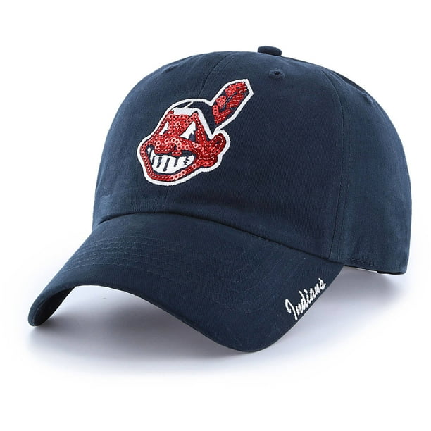 MLB Cleveland Indians Sparkle Women's Adjustable Cap/Hat by Fan