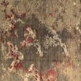 thumbnail image 1 of Ahgly Company Indoor Square Oriental Brown Industrial Area Rugs, 5' Square, 1 of 4