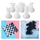 thumbnail image 2 of 7pcs Tablero de ajedrez de resina s con piezas de ajedrez Piezas de ajedrez Ajedrez licencia de ajedrez de escultura para DIY Ep perfecl Tablero de ajedrez que hace molde, 2 of 8