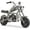 Grey, variant on QEASET 49CC 2-Stroke Mini Bike,Gas Powered Dirt Bike,Off-Road Trail, with Big Headlight,Holiday Gifts