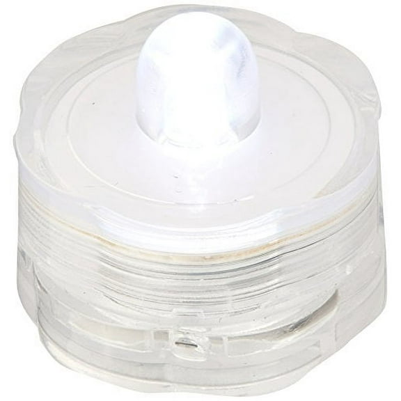 JYtrend 30 Piece Super Bright LED Floral Tea Submersible Lights for Party Wedding, White