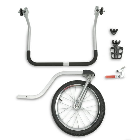 PetSafe Happy Ride Pet Stroller Kit  Aluminum Trailer  All-Terrain  Medium