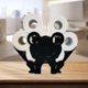 thumbnail image 3 of soporte de papel higiénico Soporte De Papel Higiénico De Hierro Independiente Para Baño, Forma De Animal, Estante De Almacenamiento, Rana Rana Magideal soporte de papel higiénico, 3 of 7