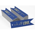 thumbnail image 2 of Inkdotpot Pack Of 100 Made With Love Text Favor Paper Tags Craft Real Gold Foil Hang Tags, 2 of 6