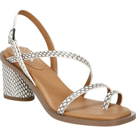 

Women s Sarto by Franco Sarto Rache 2 Toe Loop Strappy Sandal Grey Artisan Snake Leather 8.5 M