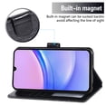 thumbnail image 2 of Asuwish Compatible with Samsung Galaxy A15 5G/4G Wallet Phone Case and Tempered Glass Screen Protector Flip Credit Card Holder Stand Bling Glitter Cell Cover for A 15 G5 15A Women Men Black, 2 of 7