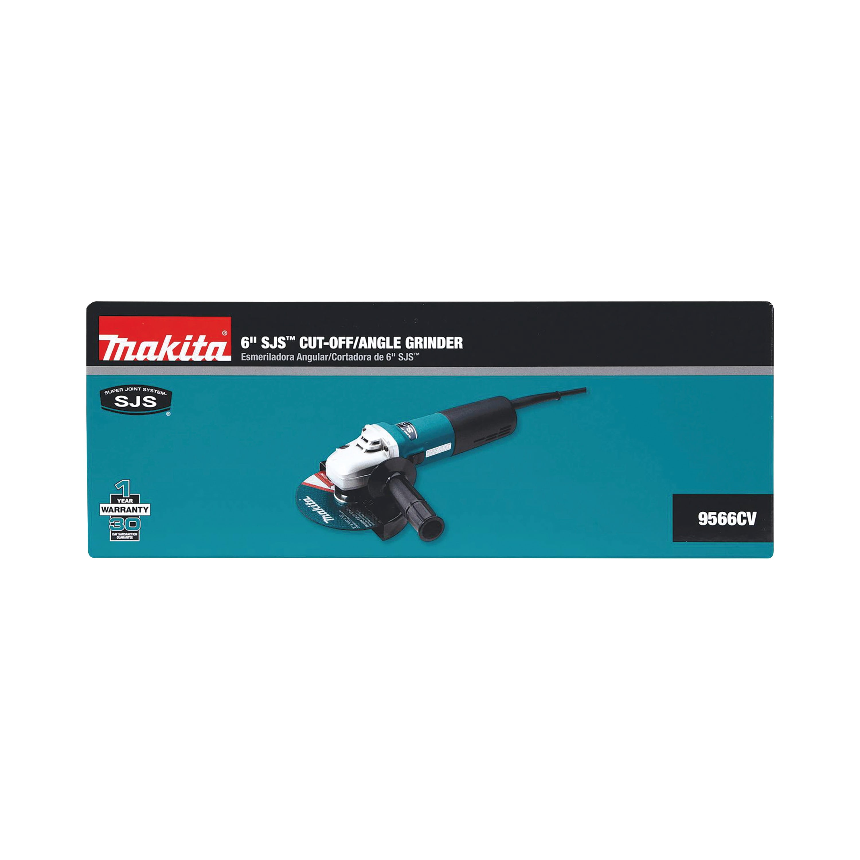 Tools&Man 6 Inch Angle Grinder 9566CV Variable Speed - 12 Amps, 5 Speeds, Side Handle