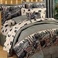 thumbnail image 2 of Blue Ridge Trading Bears Full Comforter Set 4-Piece Printed Bedding Comforters Polycotton Fabric Comforter Set for Bedroom Hunting & Outdoor, 2 of 3