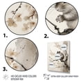 thumbnail image 3 of Designart "Rodent Sumi Asian Painting I" Asian Floater Framed Canvas Print, 3 of 7