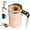 Pink, variant on Electric Coffee Mug with a Built-in LCD Thermometer, 380ML/13OZ Rechargeable Self Stirring Mug with Lid and Temp Display, 304 Stainless Steel Perfect for Brewing Coffee Milk Cocoa (Black)