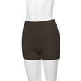thumbnail image 5 of A2Y Women's Basic Solid Premium Cotton High Rise Bike Shorts Americano S, 5 of 5