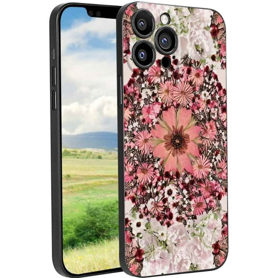 Flowers-111-91 Phone Case, Degined for iPhone 13 Pro Case Men Women, Flexible Silicone Shockproof Case for iPhone 13 Pro