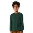 thumbnail image 2 of Crown Craze® Youth Heavyweight Long Sleeve T-Shirt, Boxy Fit Bulk Tees, 100% Cotton Assorted Tee (Bright Color 3 Pack, L), 2 of 6