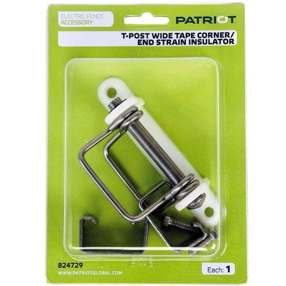 Patriot T-Post Politape Corner/End Insulator