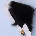 thumbnail image 1 of Diadema con orejas de gato peludas de peluche para cosplay para niña, accesorio para disfraz, 1 of 8