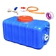 thumbnail image 2 of Contenedor de almacenamiento de agua potable Cubo de almacenamiento horizontal A prueba de fugas Gran capacidad azul 475 kg, 2 of 9