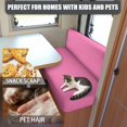 thumbnail image 5 of XYZCANDO Light Pink Print RV Dinette Cushion Covers Stretchable Couch Cushion Covers Solid Color Print Washable Slip Covers for Loveseat Sofa Slip Covers for 2 Seat Cushion Couch Designed Gifts, 5 of 7