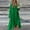 Green, variant on Zedker Women Short Sleeve Dresses Elastic Waist Midi Tiered Dresses Casual Tunic Dress, Plus Size Red L